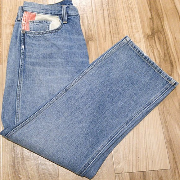Current/Elliott Blue Jeans Womens 28 Vanessa Crop Straight Leg High Rise 31x26 - Picture 1 of 12